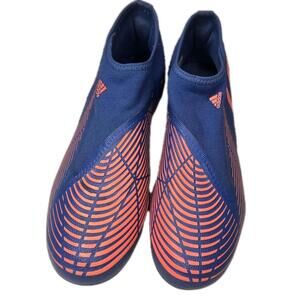 Adidas Men’s Predator Edge FG Laceless Soccer Cleats Size 9.5 Blue Orange